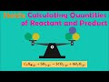 Stoichiometry Concepts and Calculations
