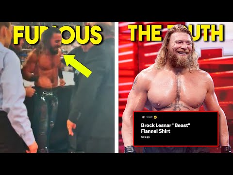 Seth Rollins Was FURIOUS...TRUTH Behind WWE Brock Lesnar RETURN...Goldberg Speech...Wrestling News
