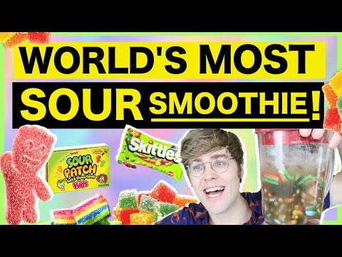 WORLD'S MOST SOUR SMOOTHIE!