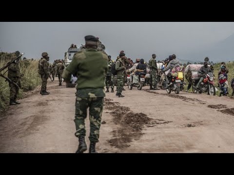 YouTube video thumbnail: Rwanda-Backed M23 Shows Off New Recruits as Talks With DRC Drag