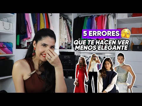 5 Errores que te hacen ver menos elegante (¡Evítalos Ya!)