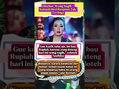 Disebut 'Wong Sugih', Soimah Beri Respons Tak Terduga #soimah #andikapratama