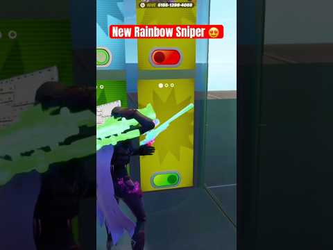 Fortnite 1v1 with every gun HOW TO GET Rainbow Sniper😍!#fortnite #ytshorts #1v1witheverygun