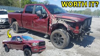 Badly Wrecked 2024 Ram 2500 Hemi Bighorn Restored to Greatness!