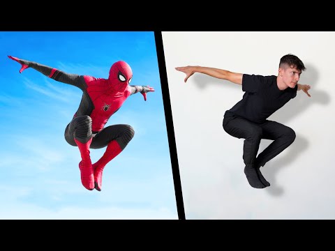 Ich mache STUNTS von SPIDER-MAN nach!