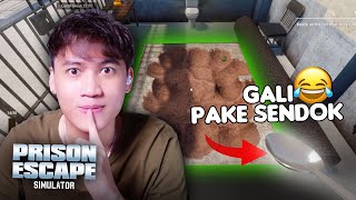 AKU MENCOBA KABUR DARI PENJARA TAPI.. - PRISON ESCAPE SIMULATOR #1