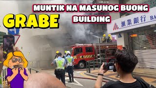 MUNTIK NG MASUNOG ANG BUONG BUILDING BUTI MABILIS ANG BUMBERO