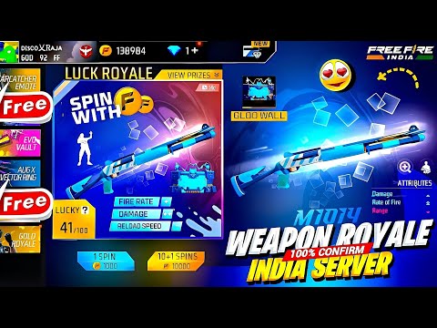 Next Weapon Royale, New Weapon Royale Free Fire 🥳🤯| Free Fire New Event| Ff New Event| New Event Ff