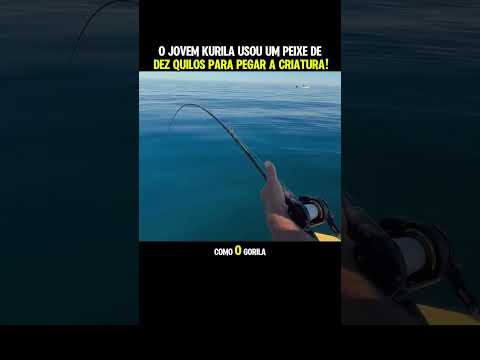 Um plano impressionante para capturar a criatura! #peixe #pesca #oceano #pescaesportiva