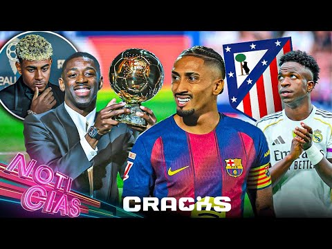 ¡Nadie votó a Raphinha! Dembelé arrasó a Lamine | Vini podría parar el derbi | Szczesny al rescate