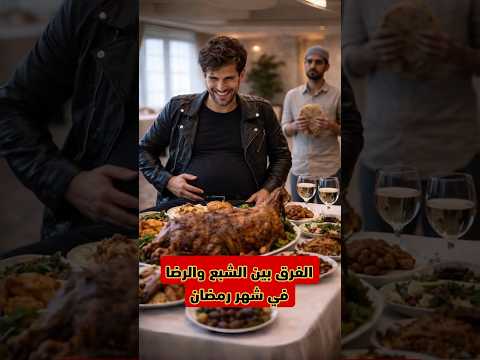 جلس الغني أمام الطعام… فكانت الموعظة من الشاب الفقير. فحدثت المفاجئة