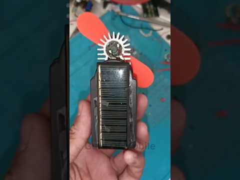 How To Make Solar Fan || Mini Portable Fan #diy #video #device