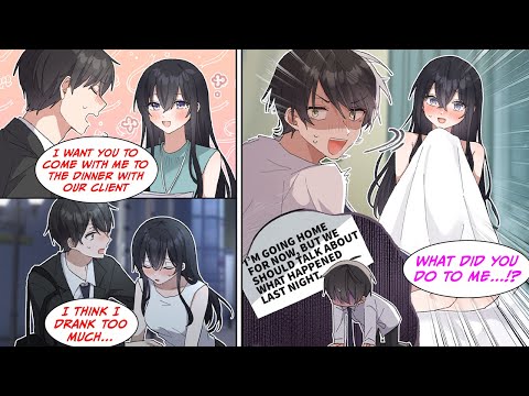 [Manga Dub] I took my boss home with me, but things get chaotic and now I'm in trouble...!? [RomCom]