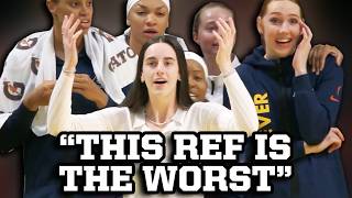 Caitlin Clark is angry because the referee won't let the game end, a breakdown