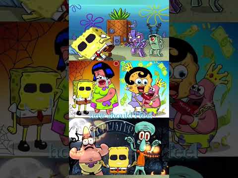 [p5]Spongebob and Patrick | how should I feel meme #shorts
