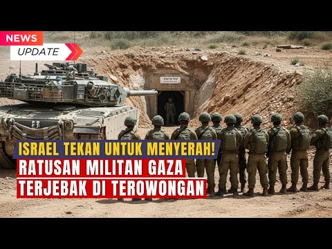 Israel Tekan Ratusan Militan Gaza yang Terjebak di Terowongan Untuk Menyerah!