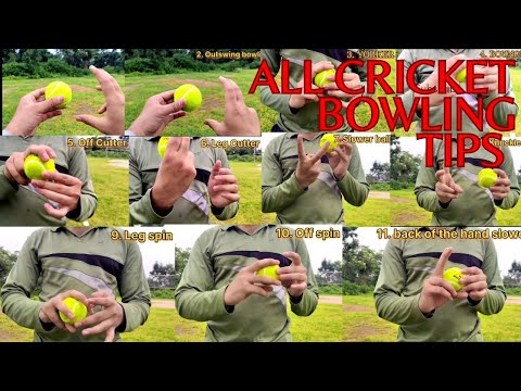 top 11 cricket bowling tips with tennis ball | air swing spin or fast bowling tips #cricket #bowling