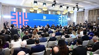 YouTube video thumbnail: Peace is Possible, Aliyev Tells Global Media Forum in Shusha