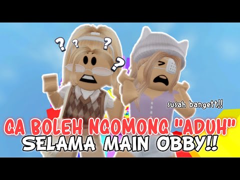 GA BOLEH NGOMONG "Aduh" SELAMA MAIN OBBY?!!🤐😵 MAIN DI THE REALLY EASY OBBY! | ROBLOX 🇮🇩 |