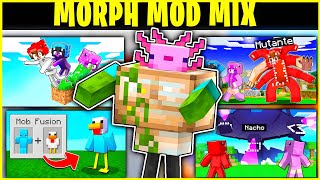 Morph Mod para Minecraft PE 1.21! 👶🏻🧬🐖 Cómo Convertirse en Cualquier Mob en Minecraft Bedrock