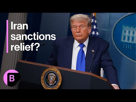 YouTube video thumbnail: Trump Suggests He Might Back Sanctions Relief for Iran