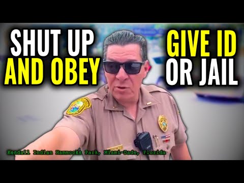 Dirty Cops Go Crazy And Break Every Law To Get ID! Public Trespass - First Amendment Audit Fail