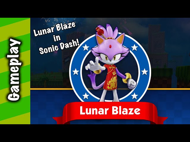 Sonic Dash - Lunar Blaze Gameplay