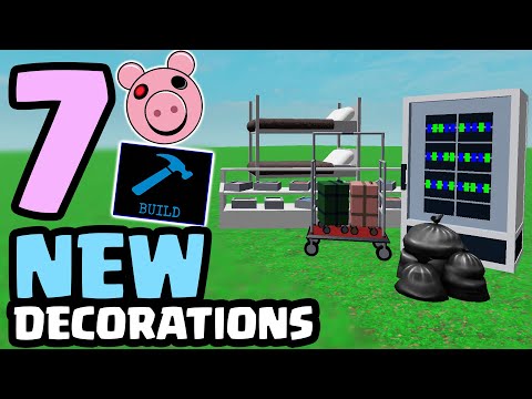 BUILD MODE SHOP & NEW DECORATIONS SNEAK PEEK for the NEW UPDATE (Piggy)🐷😱