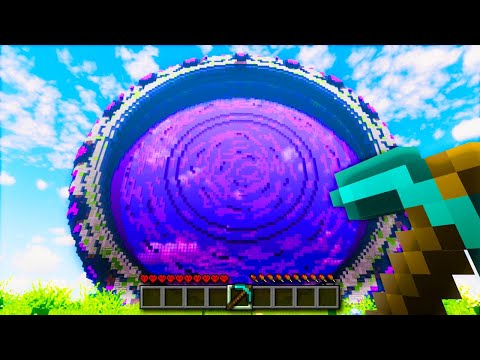 I Transformed The Nether Portal in Minecraft Hardcore