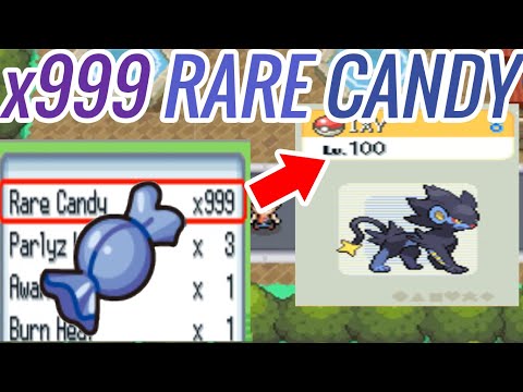 pokemon platinum rare candy cheat desmume