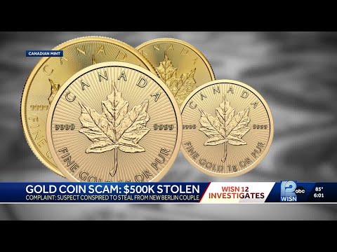 YouTube video thumbnail: Wisconsin Couple Loses Over $500,000 in Gold Coin Scam, Sees TV Story & Calls Police