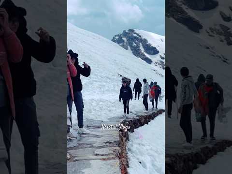 Tungnath Chopta Trek in Winter #shorts #mountains #treaking #travel #minivlog #choptavalley