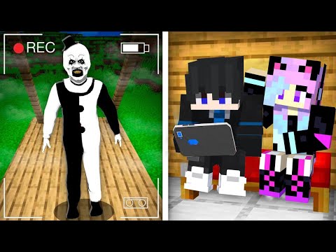 We Got ART THE CLOWN on a Hidden Camera in Minecraft...