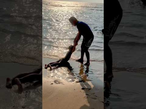 Keizo jatuh sampe nangis di pantai gara-gara papi⁉️