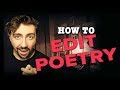 Editing Poetry Techniques
