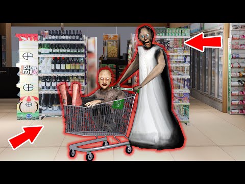 Granny vs Supermarket vs Grandpa - funny horror animation (compilation 7)