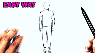 How To Sketch A Body | Boy Drawing