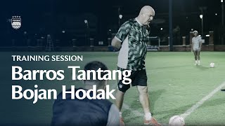 Barros dan Bojan Adu Skill! Bermain "Line Precision Game" di Sesi Latihan | Training Session