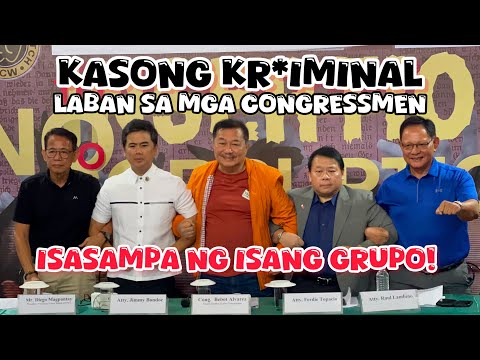 KASONG KR*IMINAL LABAN SA ILANG CONGRESSMEN ISASAMPA!