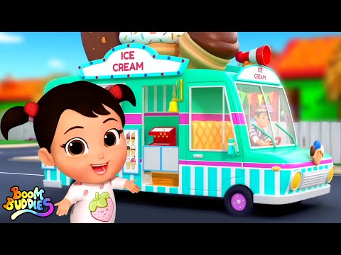 Wheels On The Ice Cream Truck, Vehicle Song and Nursery Rhyme for Kids