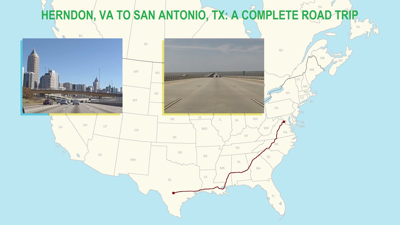Herndon, VA to San Antonio, TX: A Complete Road Trip