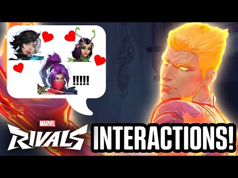 Human Torch Interactions and Voice Lines in Marvel Rivals Are SPICY! (Johnny Storm)