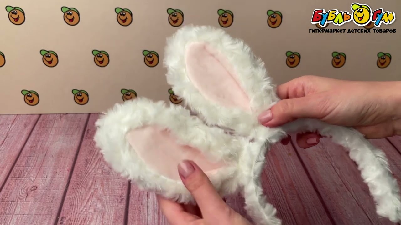 Ободок карнавальный Зайчик - видео