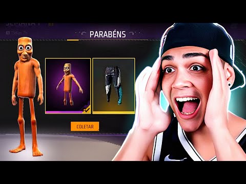 FREITAS SE IMPRESSIONOU AO RECEBER A NOVA SKIN GRÁTIS DE TUNG TUNG SAHUR - NO FREE FIRE