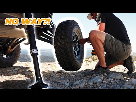 How To Change A Flat Tire, Off-Road, The Easy Way