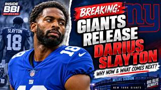🚨 BREAKING: Giants RELEASE Darius Slayton! Why Now & What Comes Next?