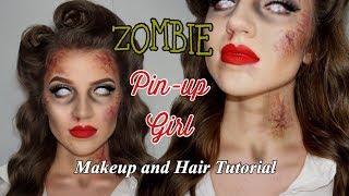 Easy Pin Up Zombie Halloween Makeup Tutorial Videos Kansas City