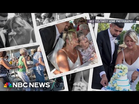 YouTube video thumbnail: Couple Weds in Front of 200 Grandparents at a Senior Center Where They Met
