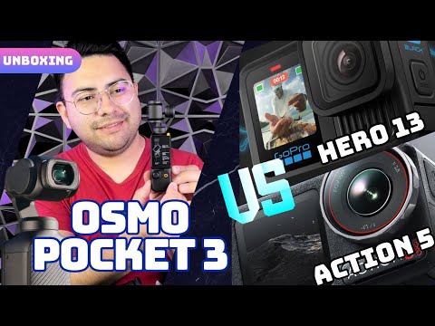 DJI OSMO POCKET 3 en 2025 ¿Mejor que GoPro Hero 13 y Action 5 Pro? UNBOXING