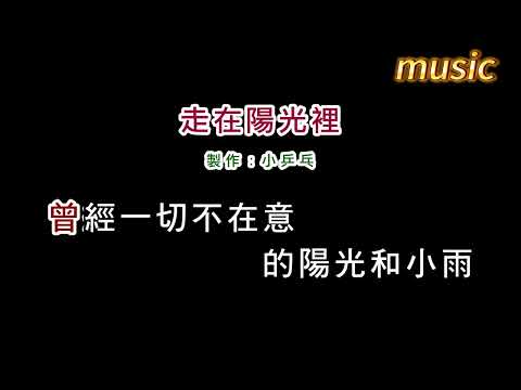 林慧萍-走在陽光裡KTV 伴奏 no vocal 無人聲 music 純音樂 karaoke 卡拉OK 伴唱林慧萍-走在陽光里